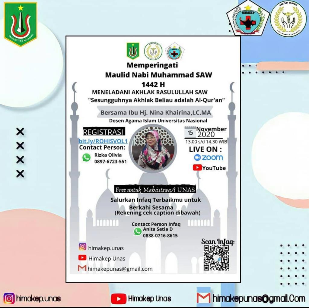 You are currently viewing Himakep Gelar Peringatan Maulid Nabi Muhammad SAW 1142 H / Tahun 2020 Secara Virtual