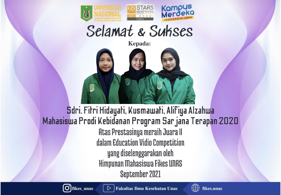 Read more about the article Mahasiswa Kebidanan Juara II Education Vidio Competition