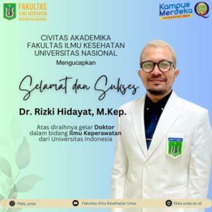 Read more about the article Promosi Doktor Ilmu Keperawatan Pertama di Fikes Unas