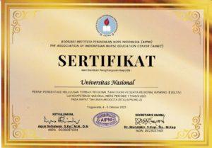 Read more about the article Prodi Ners Fikes Unas Raih Ranking 2 Persentase Lulusan Terbaik Regional 5 di RTA AIPNI ke-22