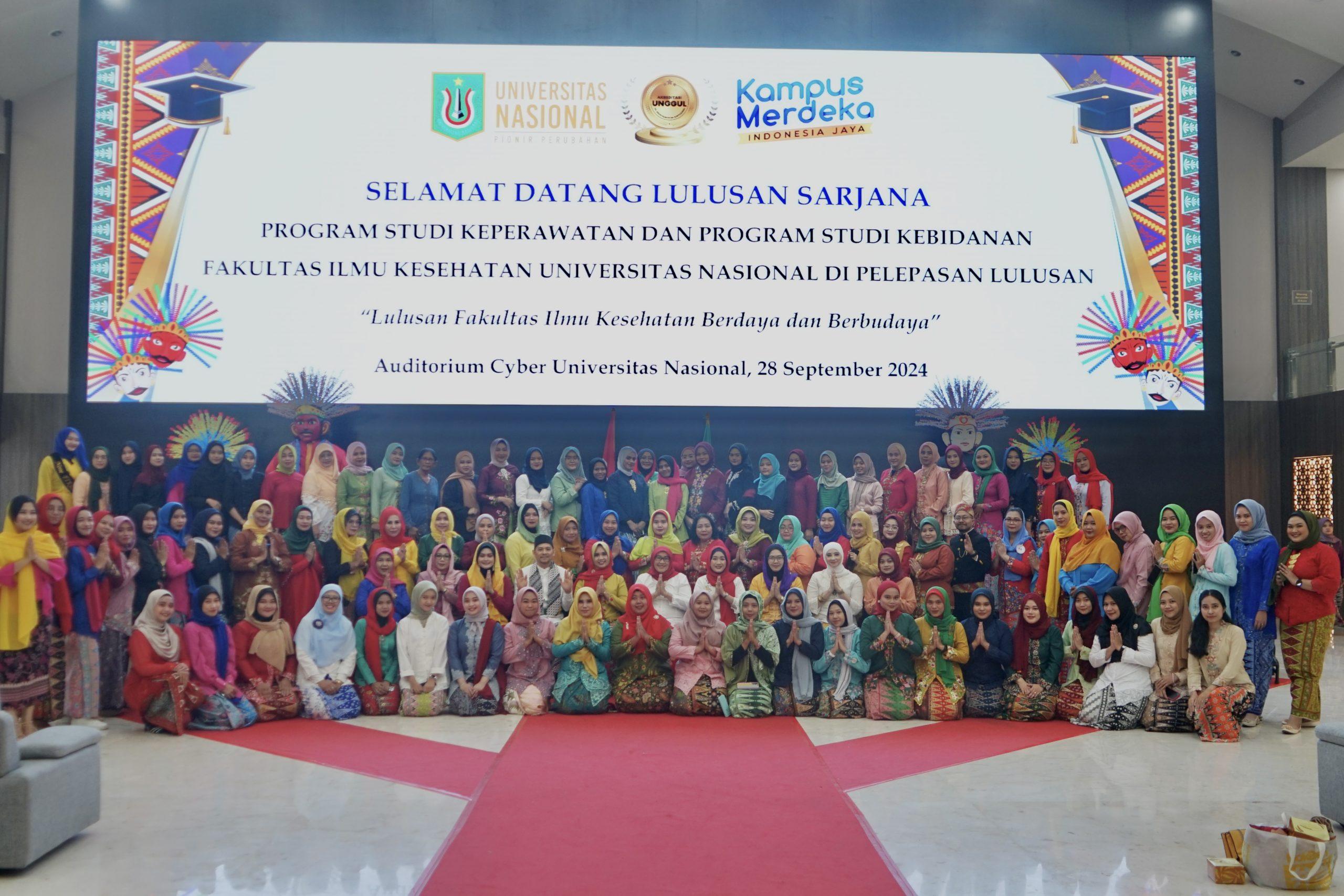 Read more about the article Yudisium dan Pelepasan Lulusan Sarjana Keperawatan dan Kebidanan Fakultas Ilmu Kesehatan Universitas Nasional Tahun Ajaran 2023/2024